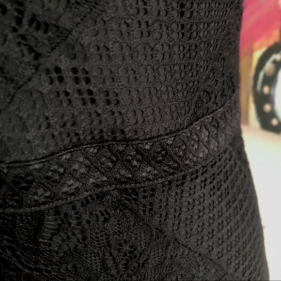 Guess Black Lace Cut Out Party Dress - Picture 4 of 11